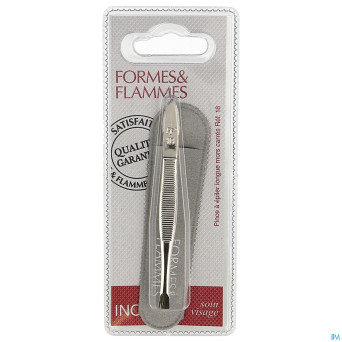 Formes&flammes  18 pince epil longue carree