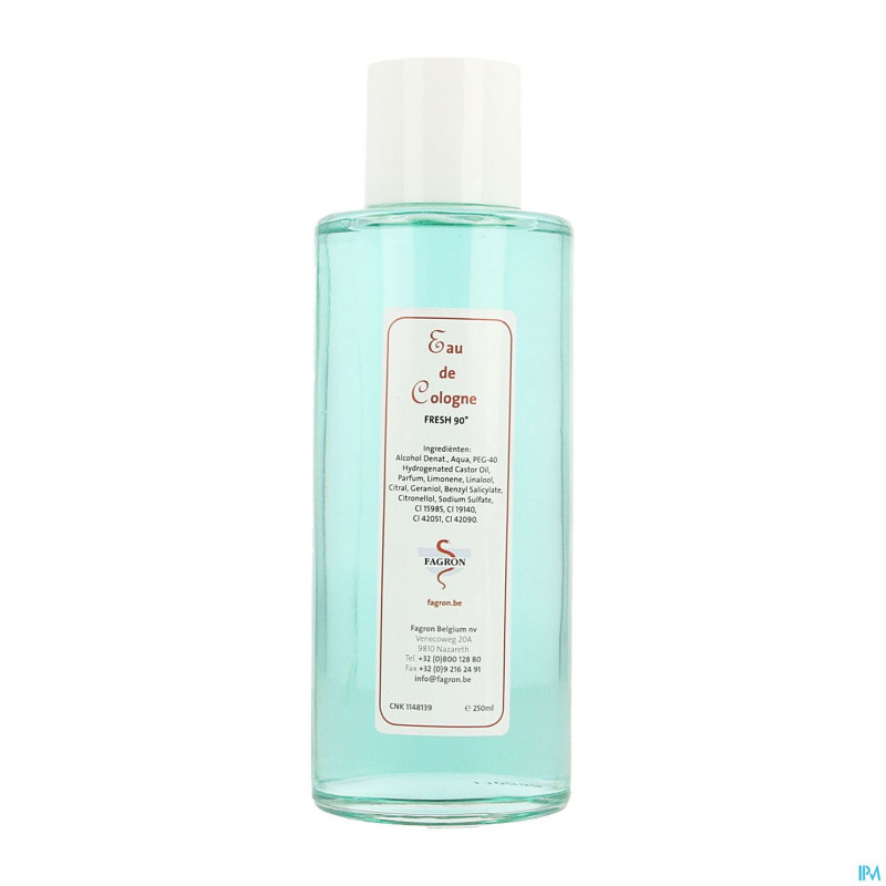 Eau de cologne fresh90%   250ml fag