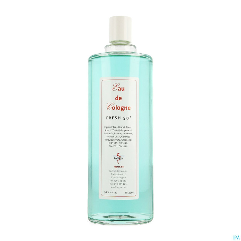 Eau de cologne fresh90%   500ml fag