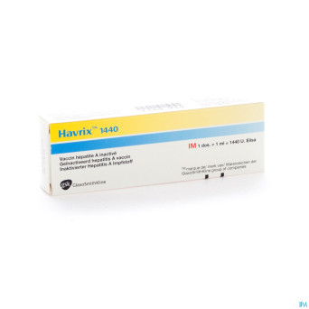 Havrix 1440 ser inj im 1ml