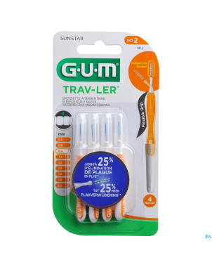 Gum proxabrush travel cyl. ufine    4    1412