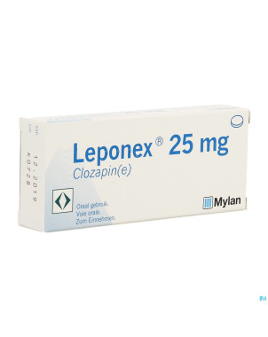 Leponex comp sec 30x 25mg