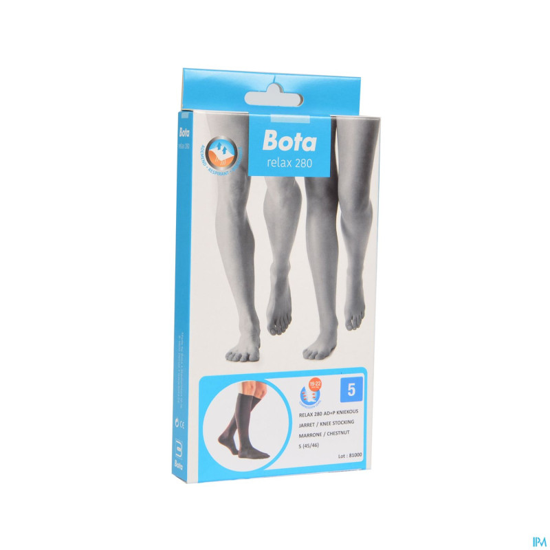 Bota relax 280 bas jarret marron n5