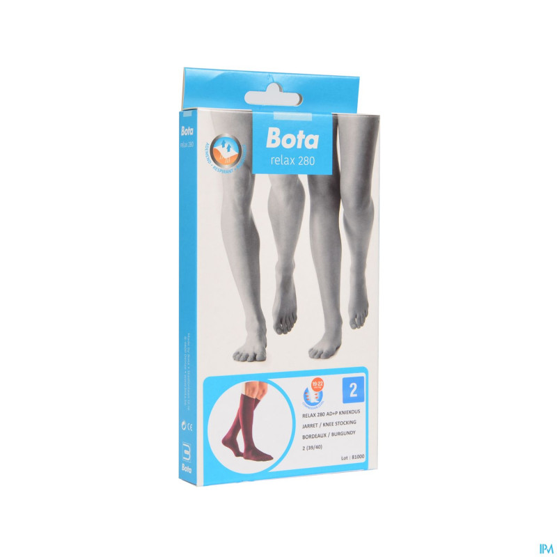 Bota relax 280 bas jarret bordx n2