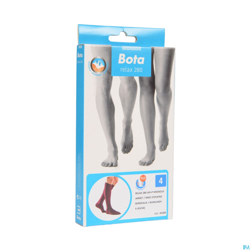 Bota relax 280 bas jarret bordx n4