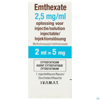 Emthexate vial 1x 5mg/2ml