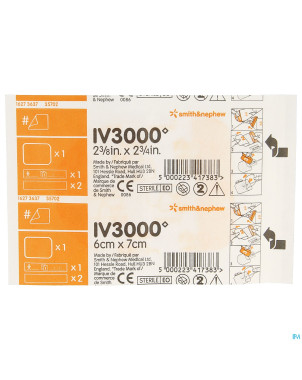 Opsite iv3000 main  6x 7cm    4007