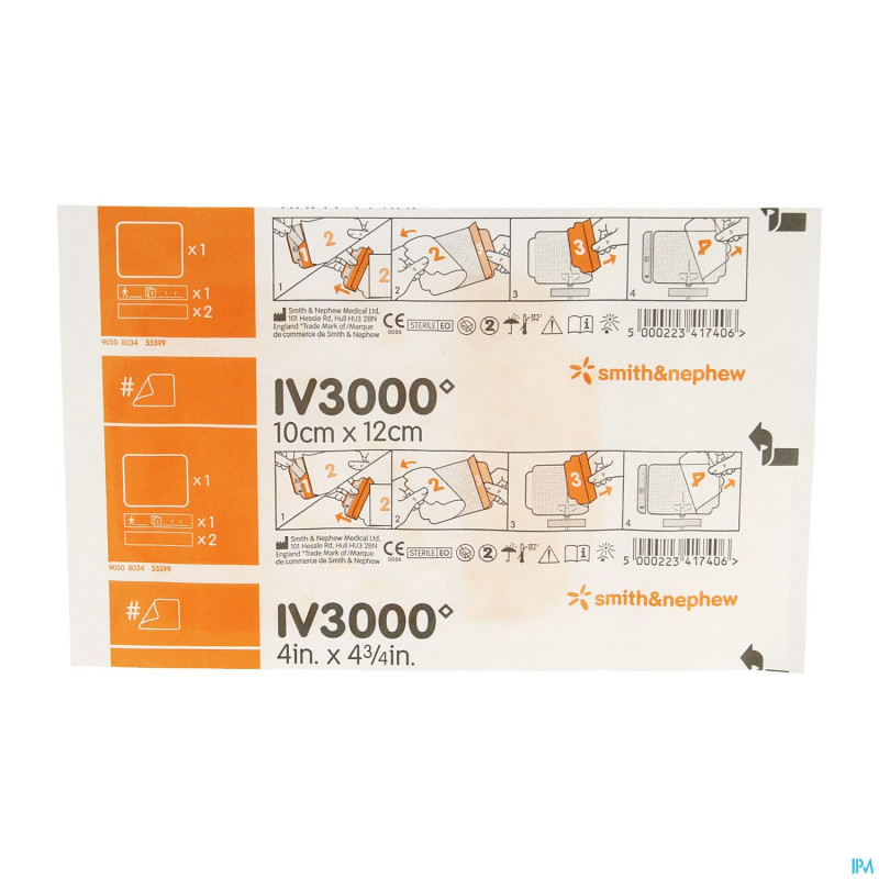 Opsite iv3000 main 10x12cm    4008