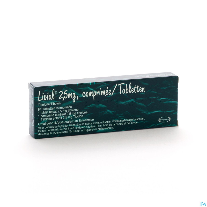 Livial m.s.d. comp 3x28x2,5mg
