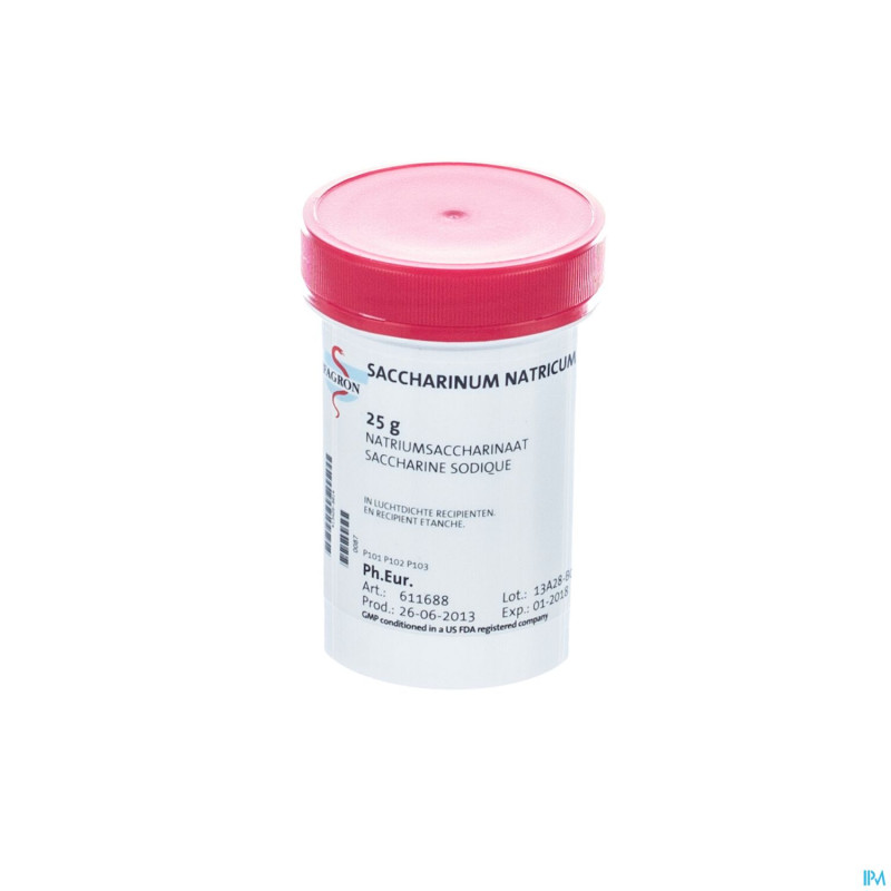 Na saccharinat pdr crist    25g fag