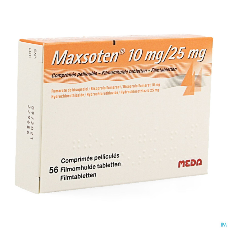 Maxsoten comp 56x10mg/25mg