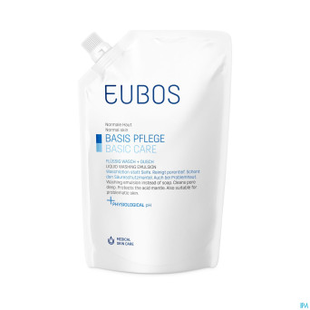 Eubos savon liquid bleu n/parf refill    400ml