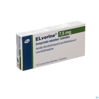 Elvorine 7,5mg comp 10x7,5mg