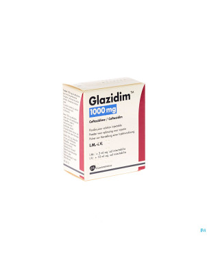 Glazidim 1000mg im/iv bolus fl 1