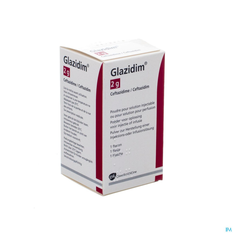 Glazidim 2000mg iv bolus fl 1
