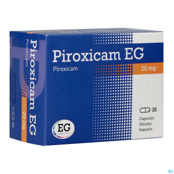 Piroxicam eg gelules 30x20mg