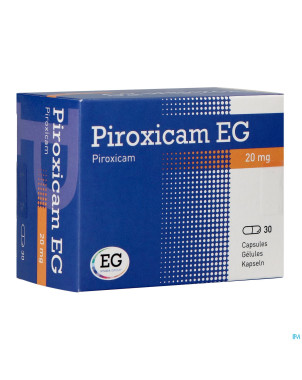 Piroxicam eg gelules 30x20mg