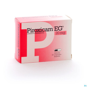 Piroxicam eg gelules 30x20mg