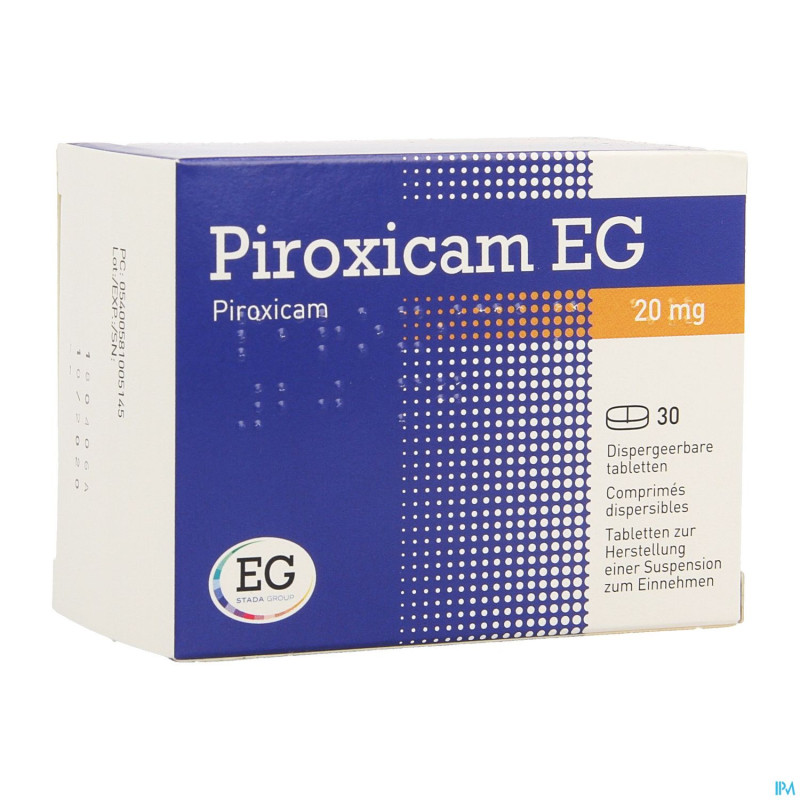 Piroxicam eg    comp dis 30x20mg