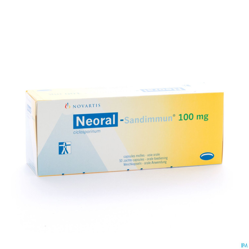 Neoral sandimmun caps 50x100mg