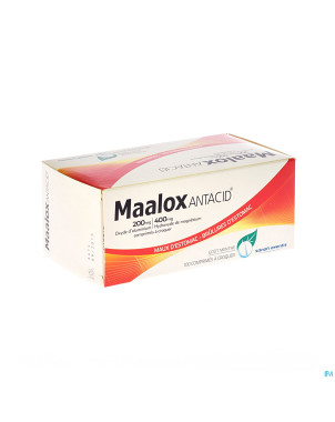 Maalox antacid 200/400 comp 100