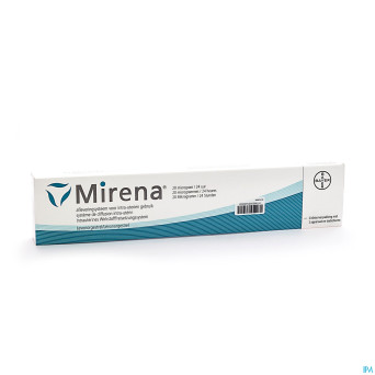 Mirena 20mcg/24h syst.diff.intra uterin 1