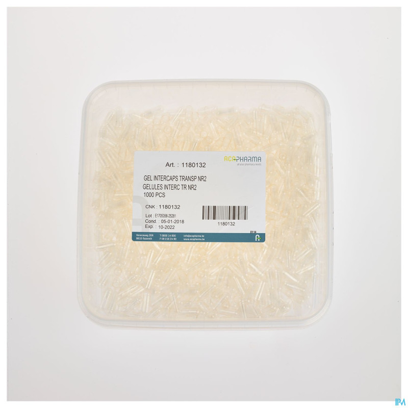 Intercaps transp gel 1000    1