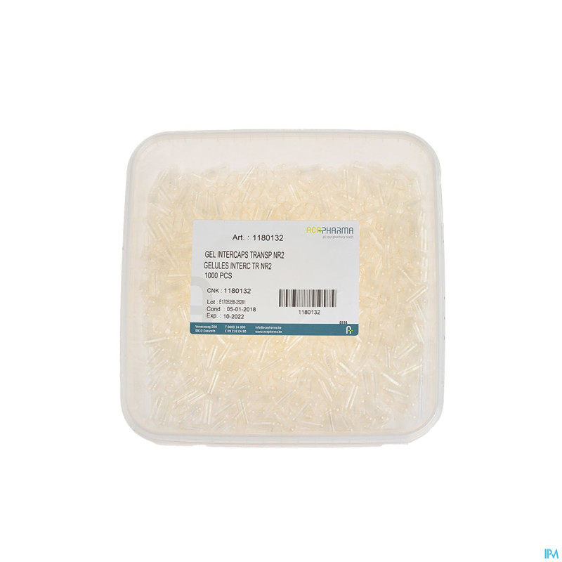 Intercaps transp gel 1000    2