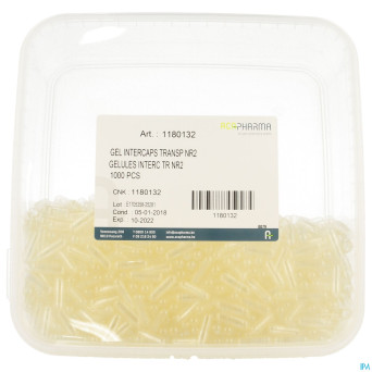 Intercaps transp gel 1000    2