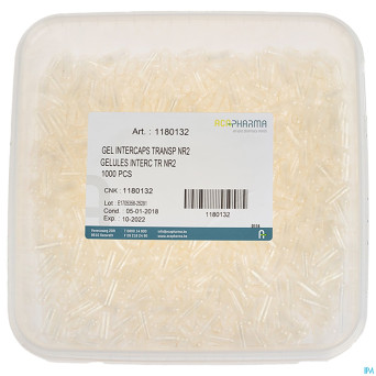 Intercaps transp gel 1000    3