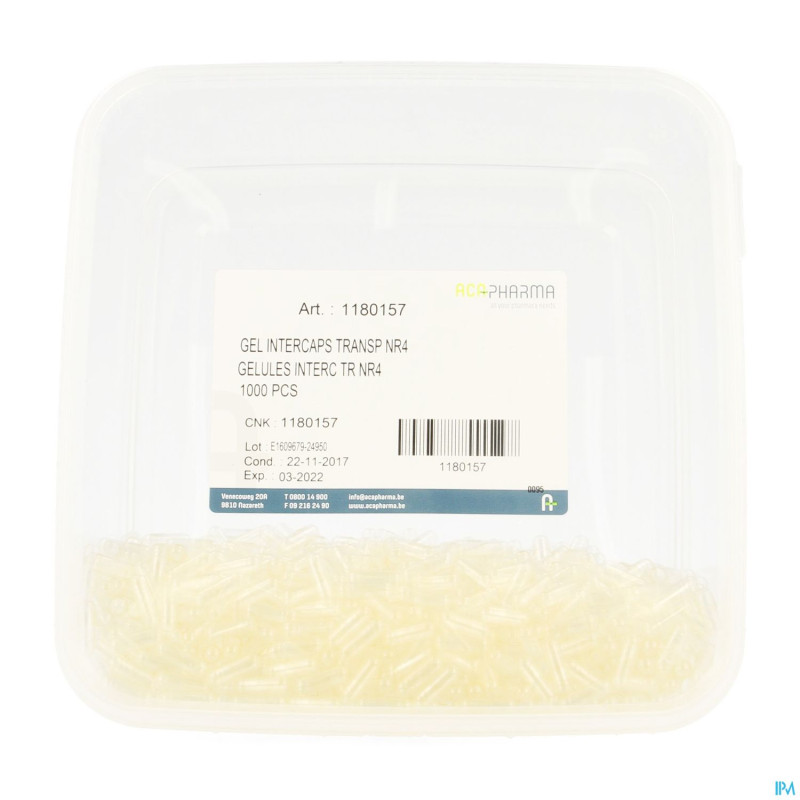 Intercaps transp gel 1000    4