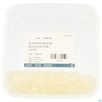 Intercaps transp gel 1000    4