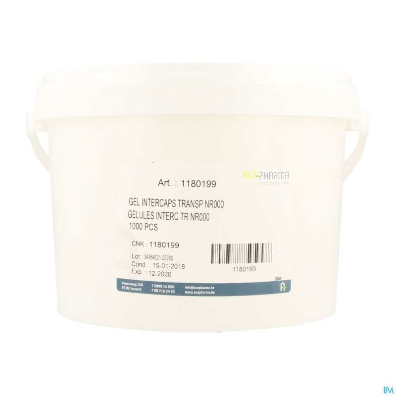 Intercaps transp gel 1000    000