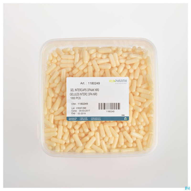 Intercaps ivory gel 1000    00