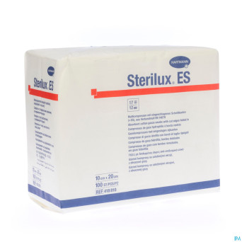 Sterilux es cp n/st 12pl 10,0x20,0cm   100 4188106