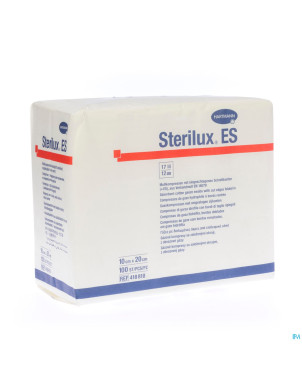 Sterilux es cp n/st 12pl 10,0x20,0cm   100 4188106