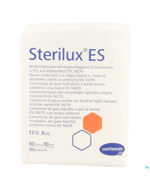 Sterilux es cp n/st  8pl 10,0x10,0cm   100 4188046