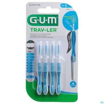 Gum proxabrush travel fine tap    4    1614