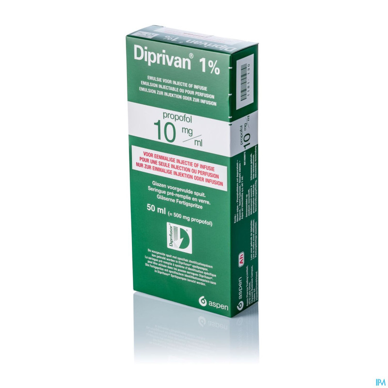 Diprivan 1% ser inj  500mg/50ml