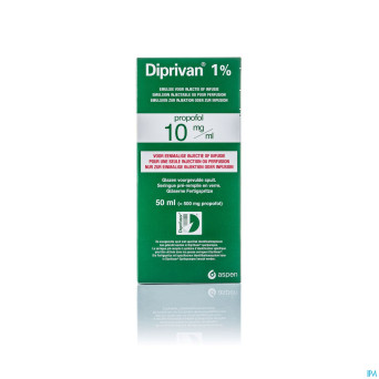 Diprivan 1% ser inj  500mg/50ml