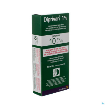 Diprivan 1% ser inj  500mg/50ml