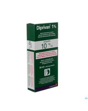 Diprivan 1% ser inj  500mg/50ml