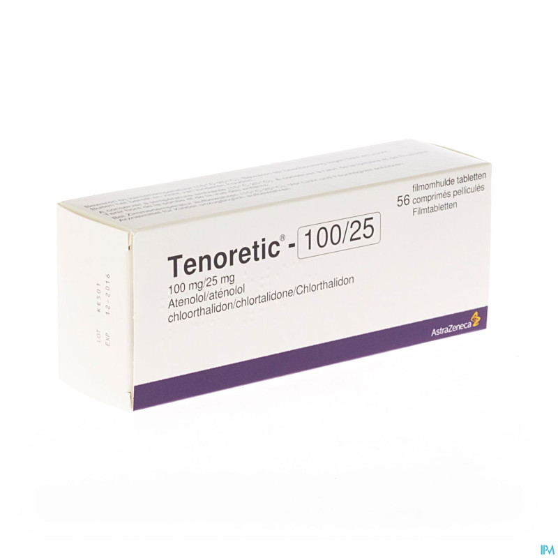 Tenoretic 100mg/25mg    comp 56