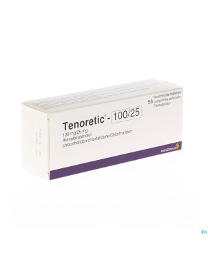 Tenoretic 100mg/25mg    comp 56