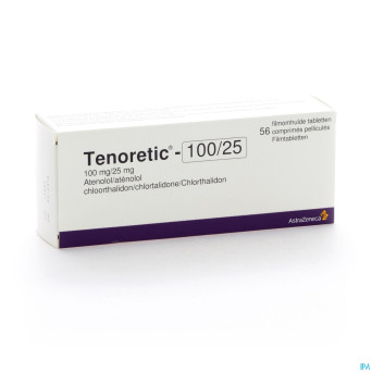 Tenoretic 100mg/25mg    comp 56