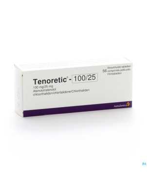 Tenoretic 100mg/25mg    comp 56
