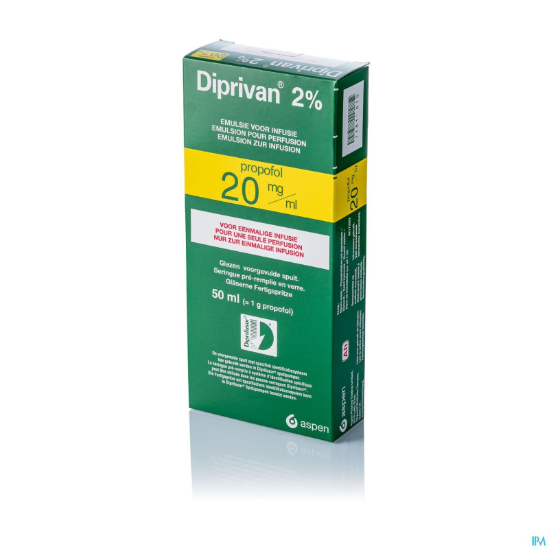 Diprivan 2% ser inj 1000mg/50ml