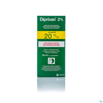 Diprivan 2% ser inj 1000mg/50ml