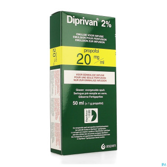 Diprivan 2% ser inj 1000mg/50ml