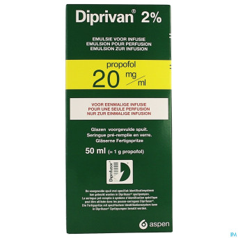 Diprivan 2% ser inj 1000mg/50ml